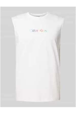 Calvin Klein Tanktop mit Label-Print