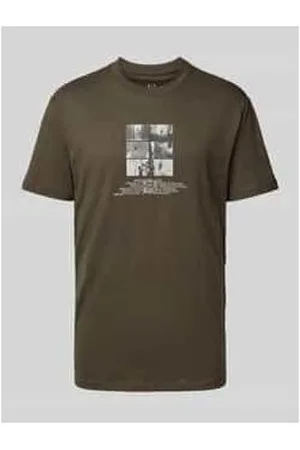 Armani Exchange Regular Fit T-Shirt aus reiner Baumwolle