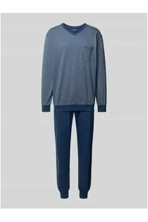 Schiesser Pyjama mit V-Ausschnitt