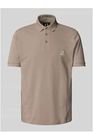 Armani Exchange Poloshirt mit Label-Stitching