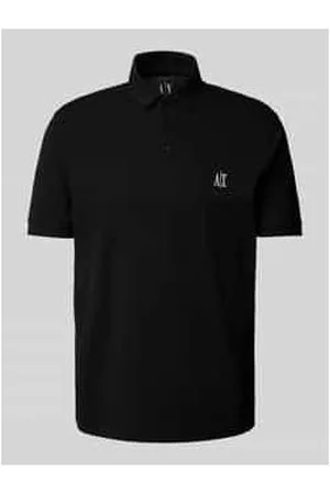 Armani Exchange Poloshirt mit Label-Stitching
