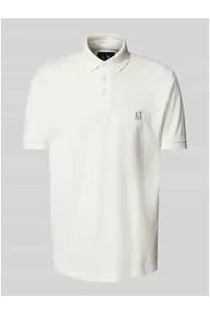 Armani Exchange Poloshirt mit Label-Stitching