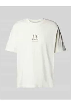Armani Exchange T-Shirt mit Label-Print