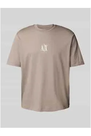 Armani Exchange T-Shirt mit Label-Print