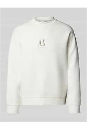 Armani Exchange Sweatshirt mit Label-Stitching