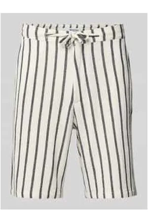 SELECTED Regular Fit Bermudas mit Strukturmuster Modell 