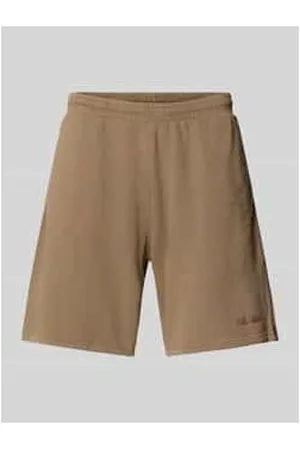 Review Relaxed Fit Sweatshorts mit Label-Print