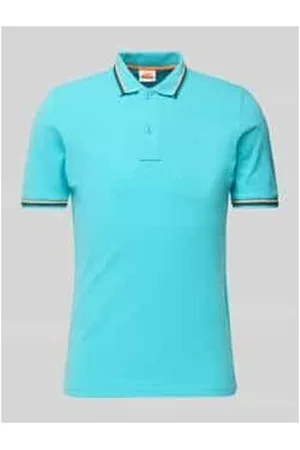 Sundek Poloshirt mit kurzer Knopfleiste Modell 