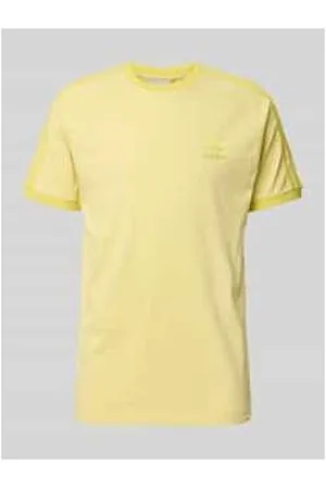 adidas T-Shirt mit Rundhalsausschnitt und Logo-Stitching