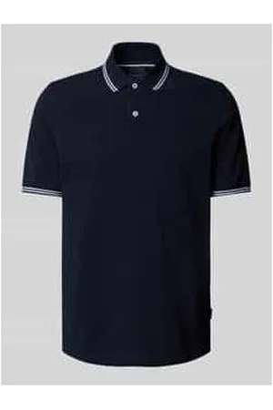 Bugatti Regular Fit Poloshirt mit Label-Detail
