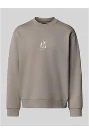 Armani Exchange Sweatshirt mit Label-Stitching