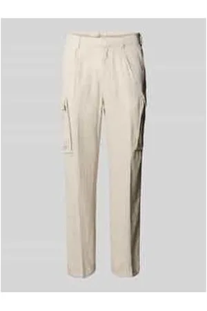 Ralph Lauren Cargohose aus Leinen mit Label-Detail