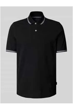 Bugatti Regular Fit Poloshirt mit Label-Detail