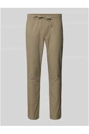 Only & Sons Cropped Stoffhose aus Leinen-Mix Modell 