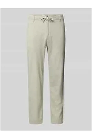 SELECTED Slim Tapered Fit Hose mit Tunnelzug Modell 