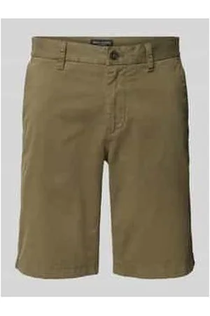 Marc O’ Polo Regular Fit Bermudas aus Twill-Baumwoll-Mix Modell 
