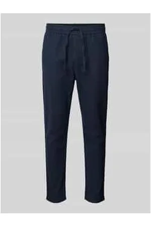Only & Sons Cropped Stoffhose aus Leinen-Mix Modell 