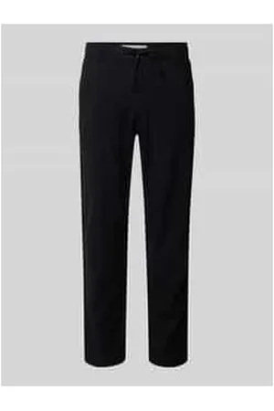 SELECTED Slim Tapered Fit Hose mit Tunnelzug Modell 
