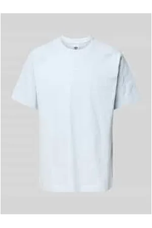 adidas T-Shirt mit geripptem Rundhalsausschnitt