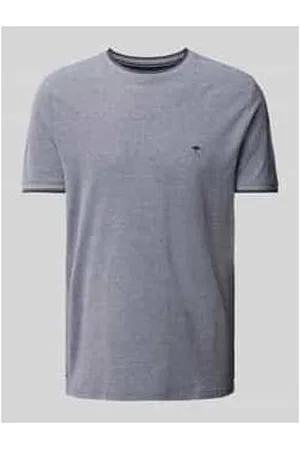 Fynch-Hatton T-Shirt mit Label-Stitching
