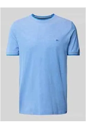 Fynch-Hatton T-Shirt mit Label-Stitching