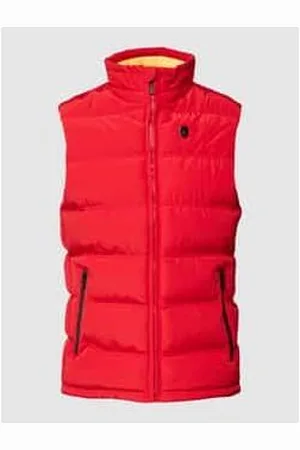 Wellensteyn Regular Fit Steppweste mit Label-Applikation Modell 