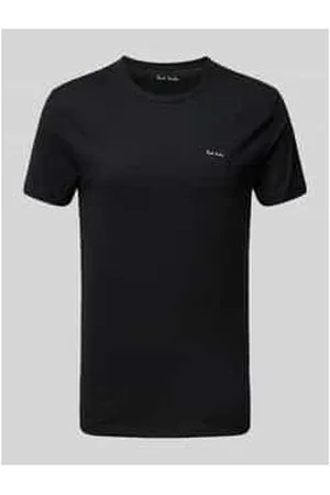 Paul Smith T-Shirt mit Label-Print im 3er-Pack