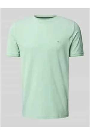 Fynch-Hatton T-Shirt mit Label-Stitching