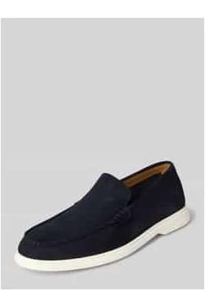 HUGO BOSS Lederloafer mit Label-Prägung Modell 