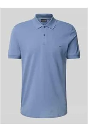 Christian Berg Poloshirt mit Label-Stitching