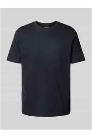 Strellson T-Shirt mit geripptem Rundhalsausschnitt Modell 