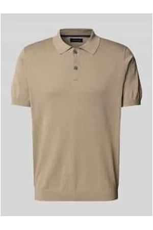 Christian Berg Poloshirt mit Label-Detail