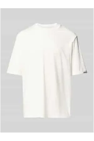 Armani Exchange T-Shirt mit geripptem Rundhalsausschnitt
