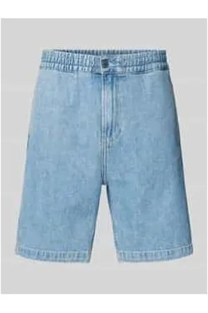 Calvin Klein Regular Fit Jeansshorts mit elastischem Bund