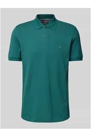 Christian Berg Poloshirt mit Label-Stitching