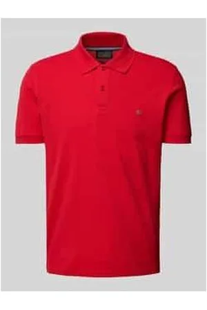 Christian Berg Poloshirt mit Label-Stitching