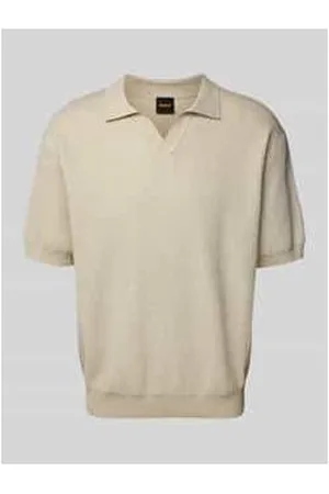 HUGO BOSS Poloshirt mit V-Ausschnitt Modell 