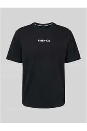 Bogner Poloshirt mit Label-Print Modell 
