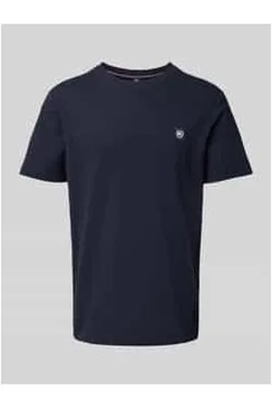 Lerros T-Shirt mit Strukturmuster und Rundhalsausschnitt