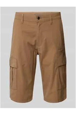 QS by s.Oliver Relaxed Fit Cargo-Bermudas aus Baumwoll-Elasthan-Mix