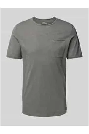 QS by s.Oliver Regular Fit T-Shirt aus reiner Baumwolle