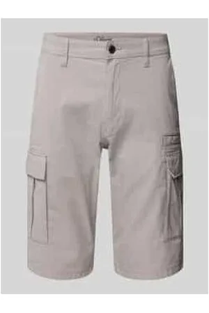 QS by s.Oliver Relaxed Fit Cargo-Bermudas aus Baumwoll-Elasthan-Mix