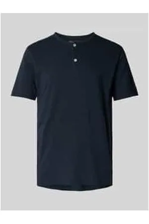 Marc O’ Polo Regular Fit Henley-Shirt aus reiner Baumwolle