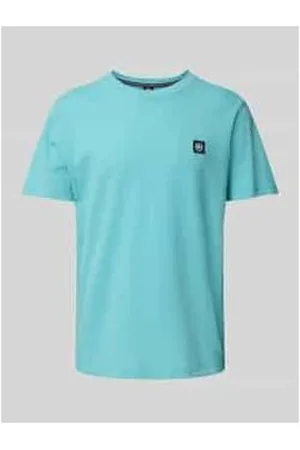 Lerros T-Shirt mit Strukturmuster und Rundhalsausschnitt