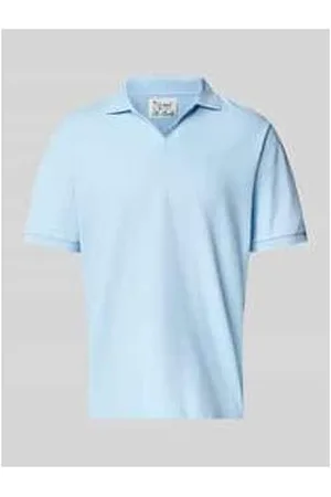MC2 SAINT BARTH Regular Fit Poloshirt mit V-Ausschnitt Modell 