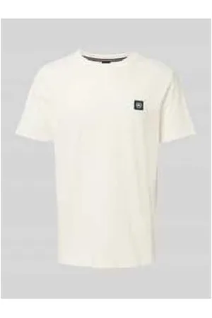 Lerros T-Shirt mit Strukturmuster und Rundhalsausschnitt