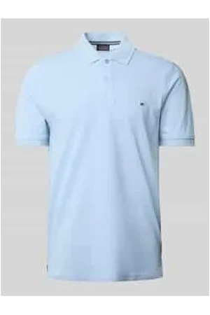 Christian Berg Poloshirt mit Label-Stitching