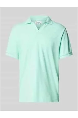 MC2 SAINT BARTH Regular Fit Poloshirt mit V-Ausschnitt Modell 