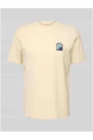 Blend T-Shirt mit Motiv- und Statement-Stitching Modell 