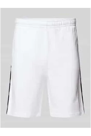 Lacoste Regular Fit Sweatshorts mit Galonstreifen